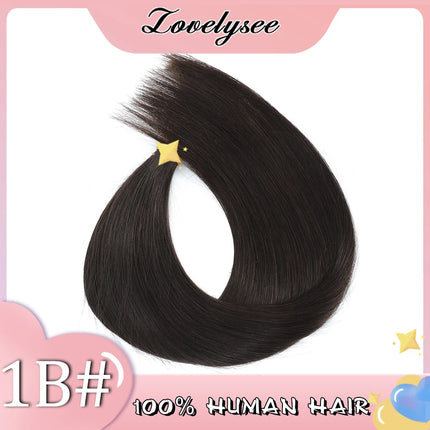 Straight V-shaped Clip in Human Hair Extensions 100% Remy Human Hair Brazilian Dark Brown Soft Hair for Women 100G 120G 140G