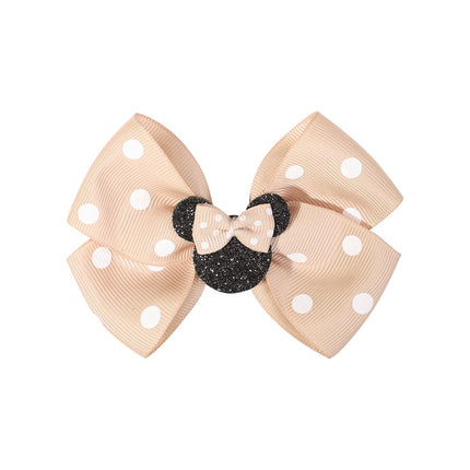 1PCS Sweet Shinny Glitter Bows Hair Clips for Baby Cute Girls Boutique Ponytail Holder Kids Baby Hair Accessories For Hair Gift