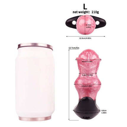 SMMQ Erotic Silicone Mouth Gag Wireless Vibration Mouth Restraint For Men Women Flirting BDSM Adult Game Vibrator Sex Toy