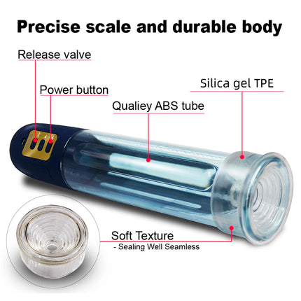Electric Vacuum Penis Pump Men's Sex Toy Penis Extender Vacuum Pump Sucking Male Masturbator Sex Toy For Men Adult
