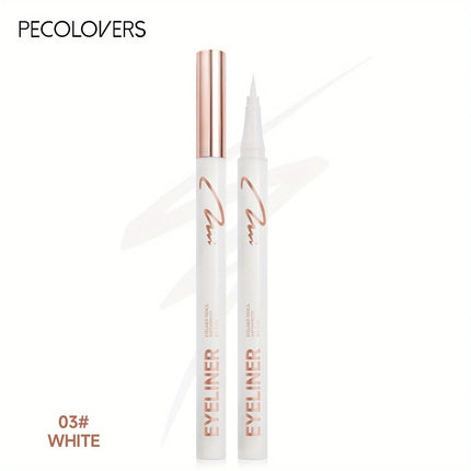 Ultra-thin Waterproof Liquid Eyeliner Dry Quickly Smooth Eye Liner Long Last Lower Eyelash Pen  Makeup Cosmetics 6 Colors