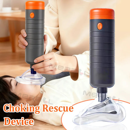 Anti Choking Automatic Device Saving Suction Emergency Choking Rescue Anti Asphyxia Mask First Aid Kit Adults Children Heimlich