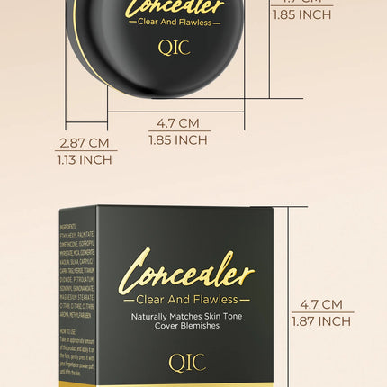 Full Coverage Concealer Cover Anti Dark Circle Freckle Waterproof Foundation BB Cream Concealer for Face Makeup Base Cosmetics