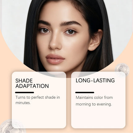 Concealer Color Change Foundation Waterproof Covering Acne Scars Even Skin Tone Full Coverage Concealer Foundation Cream Makeup