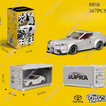 MOC PB8801-8849 Technical Speed Car MX5 Racing Car Model Camper Container Building Block Brick Assembly Toys Kids Xmas Gift