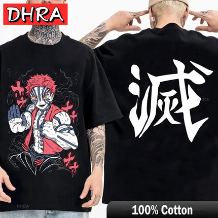 Demon Slayer T Shirt Nezuko Tshirt Women Kimetsu No Yaiba Top Tees Japanese Anime Tanjirou Kamado Tops Manga Harajuku T-shirt