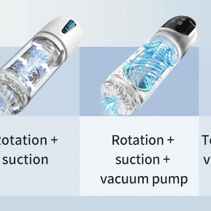 Automatic Thrusting Rotating Male Masturbator Licking Stroker Sucking Blowjob 100% Waterproof Pennis Pump Adult Sex Toys For Men