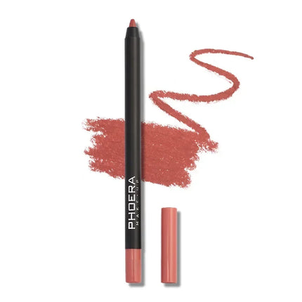 Matte Lipliner Pencil Sexy Nude Pink Red Contour Tint Lipstick Waterproof Lasting Non-stick Cup Moisturising Lip Makeup Cosmetic