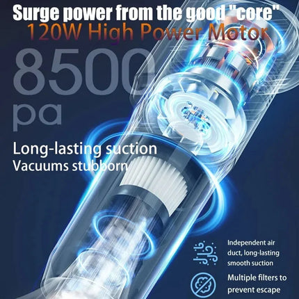 Multifunctional Handheld Vacuum Cleaner Wireless Strong Suction Floor Brush Home and Car Use Cordless Cleaning Robot