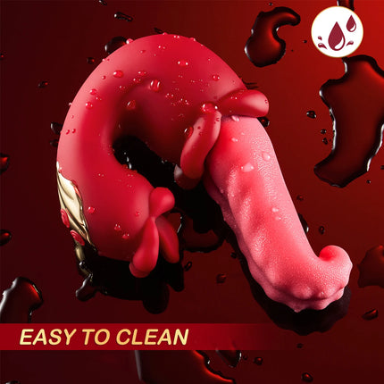 Tongue Licking Clitoral Vibrator for Women Clitoris Stimulator G Spot Dildo Female Vagina Massager Vibrating Sex Toys for Adult