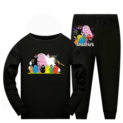 Barbapapa Children Summer Sleepwear Pajamas for Girls Clothes Children's Clothing Child House Clothing Baby Girl Clothes Girls's