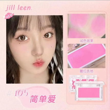 JILL LEEN Single Blush Cream Mud Blusher Nude Purple Brightening Expanding Long-lasting Natural 3g
