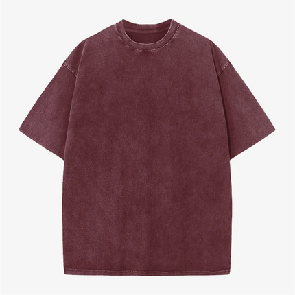 Custom T-shirt free print logo images vintage wash design tees pure cotton cultural shirts men's women's batik wax print Fabric