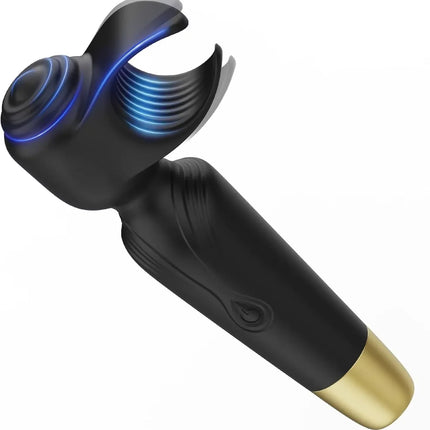 3 IN 1 Powerful Penis Vibrator Male Masturbator Adult Toys Male Sex Toys Stroker for Glans Massage Clitoral Stimulation Vibrator
