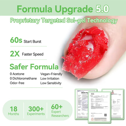 BORN PRETTY 15ml Quick Magic Remover Nail Gel Polish Safe Formula Faster Remove Semi Permanent Varnish Polish Cancel Glue