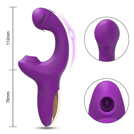 Powerful G Spot Vibrator For Women 20 Speeds Clit Sucking Toy Dildo Clitoral Stimulator Vibrating Finger Massager Adult Sex Toys