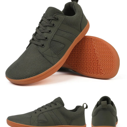 Minimalist Barefoot Shoes Male Lightweight Breathable Zero Soles Wide Toe Men's Running Shoes Outdoor Casual Walking Shoes