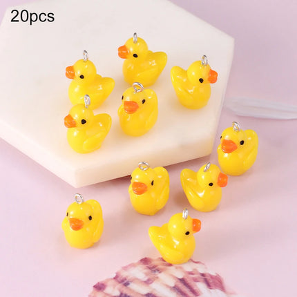 10pcs Resin Imitation Strawberry Shape Charms For DIY Key Chain Necklace Pendants Ornament Jewelry Making Accessories