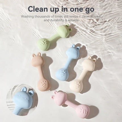 Rattles for Baby 0 3 Months Toys Cartoon Rabbits Sand Hammer Silicone Maracas Baby Silicone Rattle Toys Teether Toys for Baby