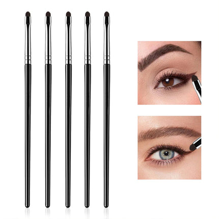 4 pieces of eyeshadow blending brushes, eye shadow brushes with silkworm details, delicate and soft makeup tools