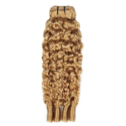 Phashion Burmese Curly 1/3 Bundles #27 Color Wavy Raw Virgin Hair Weave Extensions Bouncy Curly 100% Human Hair For Women Deals