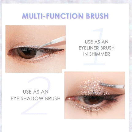 FOCALLURE-Liquid Eyeshadow Glitter for Eyes, Cosmetics Eyeliner with Sparkles, Shiny Shadows, Professional Makeup