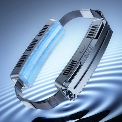 USB Rechargeable Ice Cooling Belt Fan Outdoor Sports Cooling Mini Portable USB Waist Fan Long Battery Life for Running Hiking