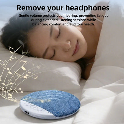 New Bedroom Pillow Speaker Sound Bluetooth Under Pillow Sleep Speaker Stereo Bass White Noise With Timer For Sleeping Gifts