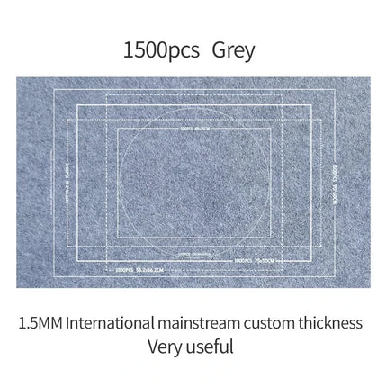 1500-3000pcs Felt Puzzle Mat Set 10color Available Puzzle Playing Blanket with Portable Travel Storage bag Puzzle Accessories
