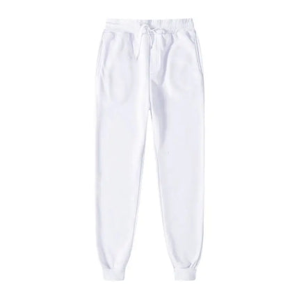 2026 Men's New Casual Sports Pants Fashion Solid Color Loose Pants Street Wear Autumn/Winter Slow Running Fitness Pants