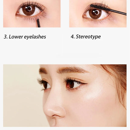 1 pcs 4D Silk Fiber Eyelash Lengthening Mascara Waterproof Long Lasting Eyelashes Black Eyelash Extension Makeup 3D Mascara Cos
