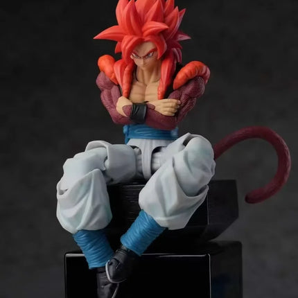TonsenArttoys Kamione Studio SHF Gogeta SSJ4 Figure Dragon Ball GT Super Saiyan 4 Gogeta Anime Action Figures Kids Toys Gifts