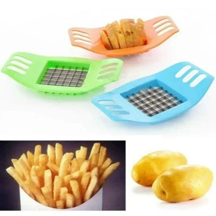 1 Pcs Stainless Steel Potato Fries Cutter Multifunctional Vegetable Slicer Masher Home Kitchen Cooking Gadget Tools