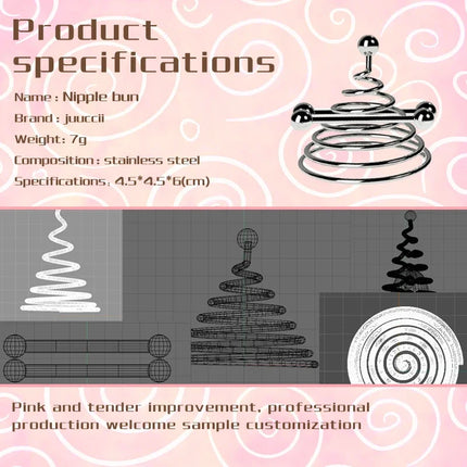 Spring Nipple Clamp, Nipple Sensitivity Trainer, Nipple Head Adjustment, Male and Female Adult Sex Toys, Private Parts Teasing,