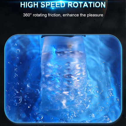 Automatic Electric Piston Rotating Sucker Male Blowjob Masturbator Cup Vagina Dildo Real Oral Vibrator Sex Toys for Men Machine