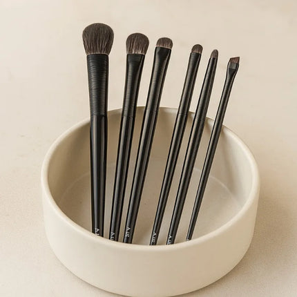 5/6PCS Professional Eyeshadow Brush Set Soft Contouring Eyeliner Eyebrow Makeup Brushes for Women Cosmetic Beauty Tools Kit
