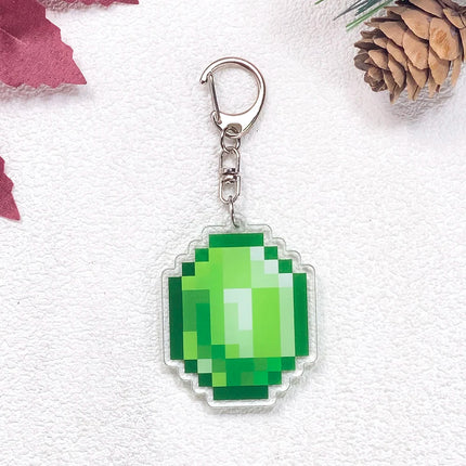 1/27Pcs Game Totem of Undying Car Keychain Accessories Acrylic Cute Charms Pendant For Bag Funny Key Holder Backpack Decoration
