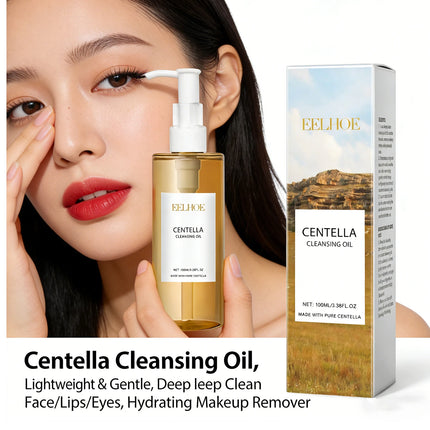 Centella Cleaning Oil Deeply Moisturizing Effectively Cleaning Makeup and Dirt Soothing Skin Gentle Cleansing Makeup Remover Oil