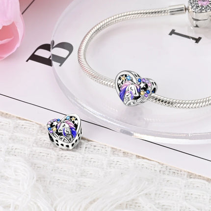 2025 New Charm 925 Sterling Silver Glow Firefly Travel Airplane Cat Paw Dragon Bead Fit Bracelet Bangle Necklace DIY Jewelry