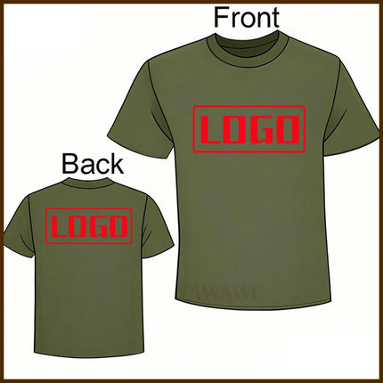 For him Your Own logo Comfort summer tshirt Photo Custom Here Short Sleeve Brand Personalized Oneck Breathable Tee shirt