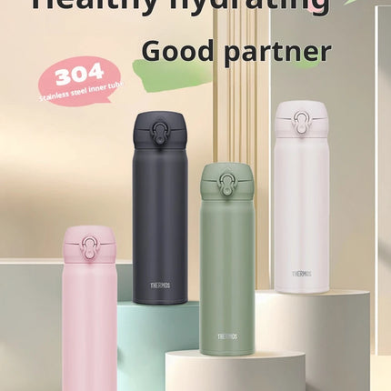 THERMOS Bottle 350/500ml Thermal Mug Stainless Steel Vacuum Flasks,6 H Keep Hot Cold, Leakproof Coffee for Office Outdoor Travel
