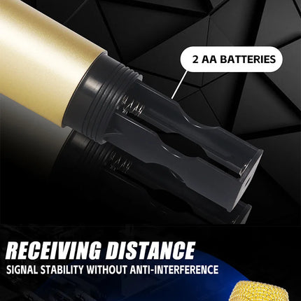 Lenovo Wireless Microphone 2.4G UHF Fixed Frequency 2 Channels Handheld Micphone For Live Party Karaoke Professional Meeting
