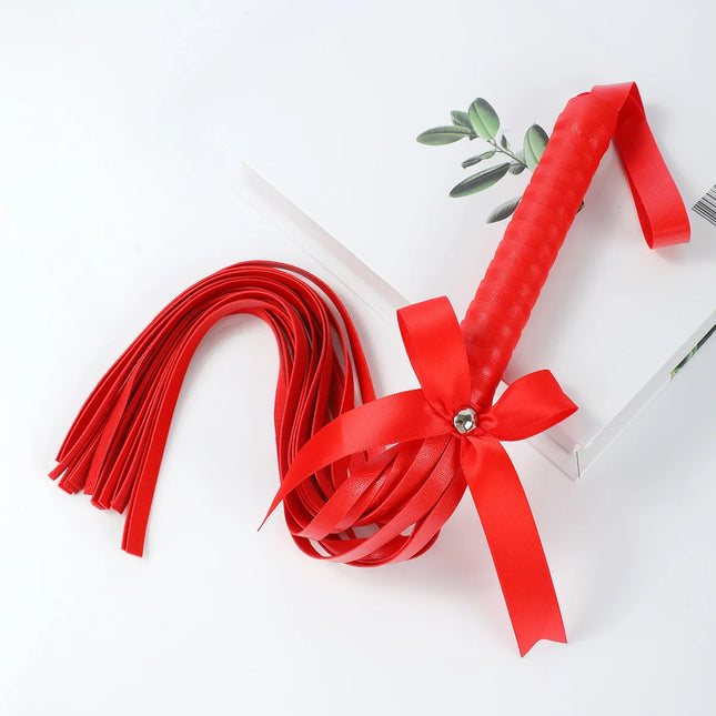 Slave Bowknot Whips Restraint Fetish Spanking Flogger Sexy Adults Games Bdsm Bondage Sex Toys For Couples Exotic Accessories ﻿