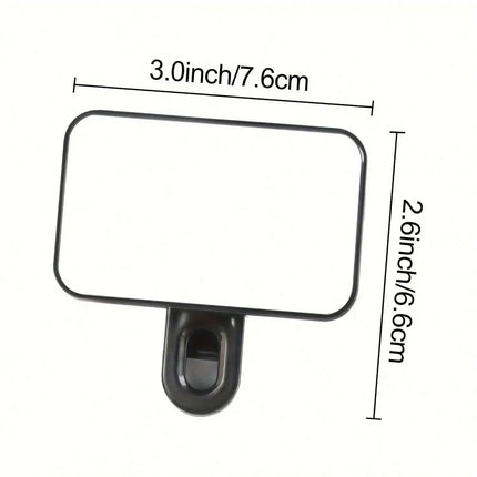 3 Modes, Rechargeable Led Selfie Ring Light With Phone Clip - High-Quality Beads, Usb Powered For Smartphones/Tablets/Laptops