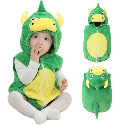MICHLEY Carnival Baby Romper Bodysuit Sleeveless Newborn Clothes Infant Toddler Clothing Halloween Photography Prop For Boy Girl