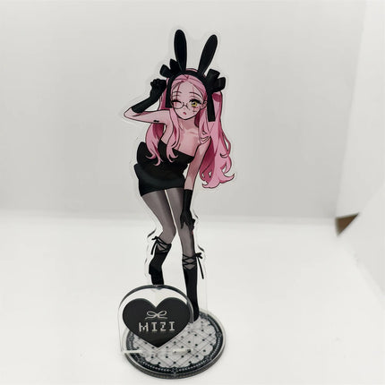 Anime ALIEN STAGE Keychains Pendant Car Key Chain Acrylic Stand MIZI SUA TILL IVAN HYUNA LUKA Fans Gifts Cosplay Accessories