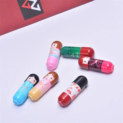1~20PCS Japanese Doll Lip Balm Prevents Chapped Lips Long-lasting Refreshing Lip Moisturizer Trending Lip Balm
