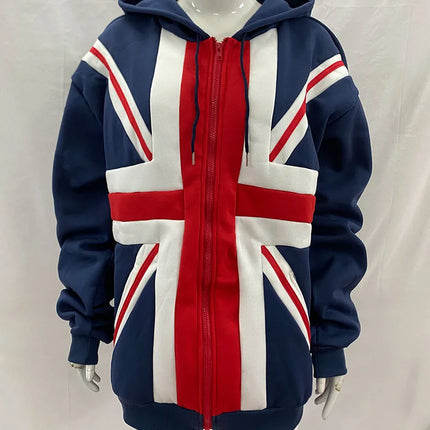 American Harajuku Retro New Fashion Trend Printing Y2K Gothic Retro Hip Hop Casual Punk Loose Zipper Street Clothes  Men Women