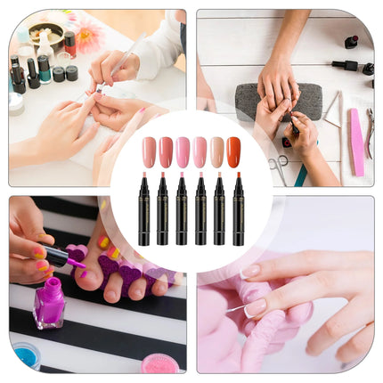 Gel Nail Polishs Pen Nail Polishs Markers Pen Base Top Coat Gel Pen Semi Permanent UV/Led Lamp Varnish Hybrid Color Nail Polishs