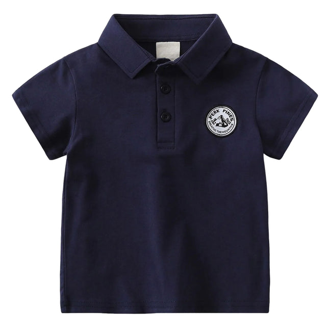 Baby Boys POLO Shirts Children's Boy Handsome Fashion Sports T-shirt Summer Lapel Short Sleeves Kids Tee Tops 3 To 7 Years